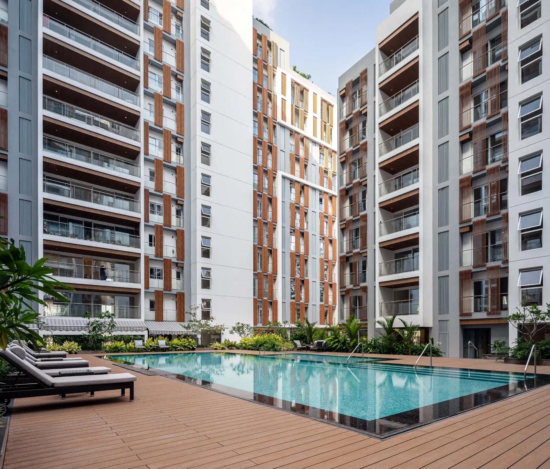 Residential pool and amenities